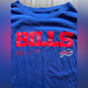 Buffalo Bills Nike Long Sleeve T Shirt (cotton/poly blend)